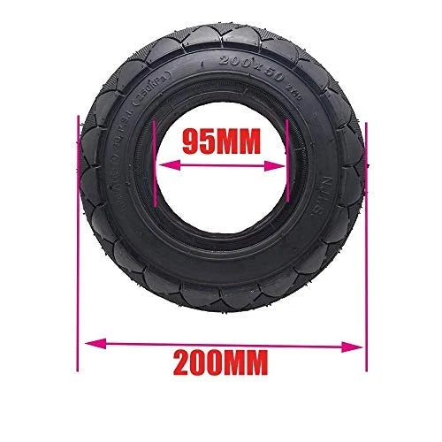 200x50（8x2）Scooter Tubeless Solid No Flats Tire For Razor 200 X 50 (8 X 8x2